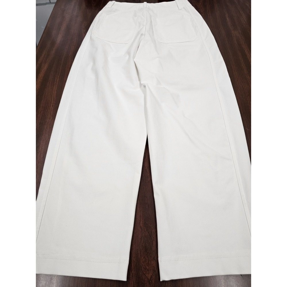 Athleta Womens Size 6 White Performance Pants Stretch Athletic Travel Casual - Picture 3 of 8